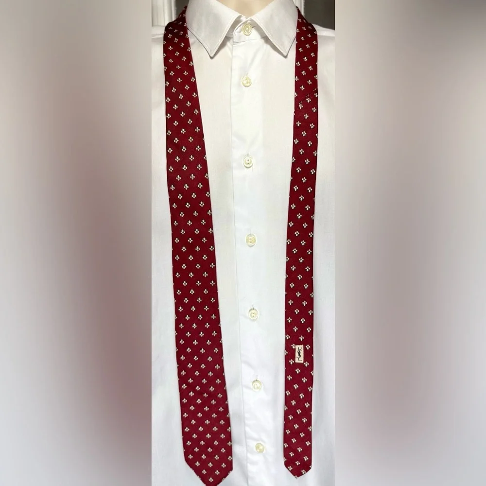 YVES SAINT LAURENT Silk Tie
